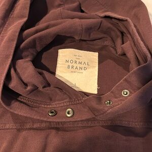 The Normal Brand Snap Hoodie - Size L - NWOT